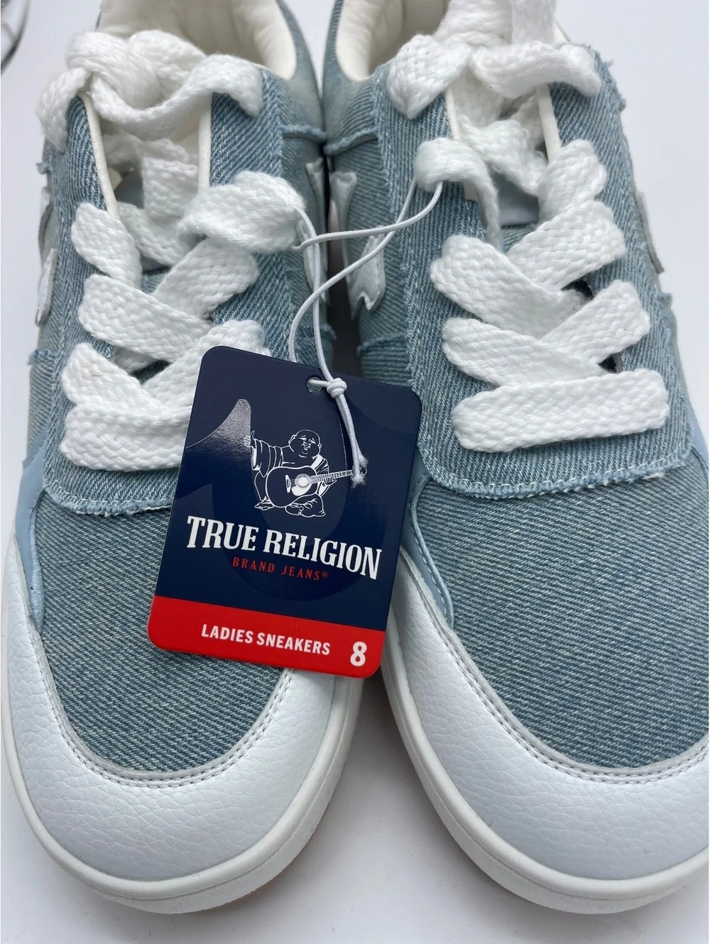 True Religion Ladies Denim Sneakers Size 8